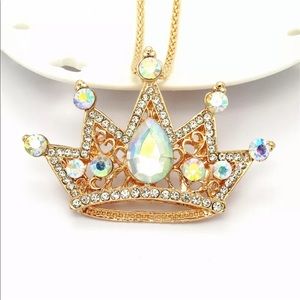 Golden Crown Necklace